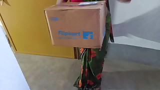 Get fucked from flipkart delivery boy instead of money when my husband not home